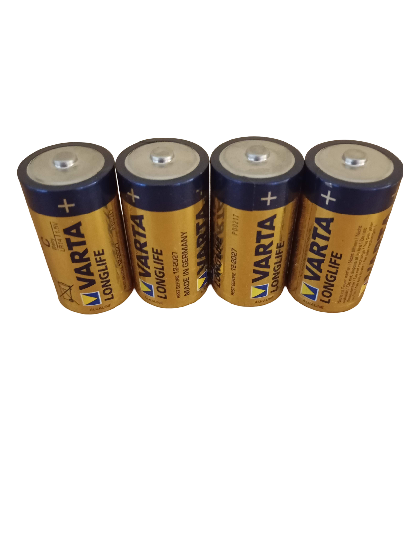 4 Piles LR14  1,5v LONGLIFE VARTA