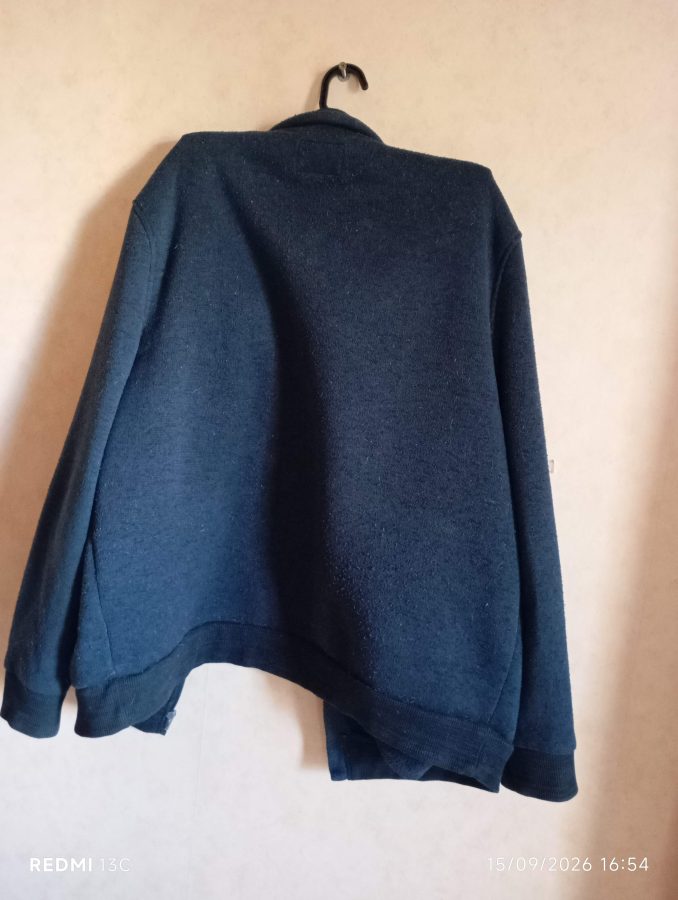 Veste zippée  fourrée bleue XL  C&A — photo 2
