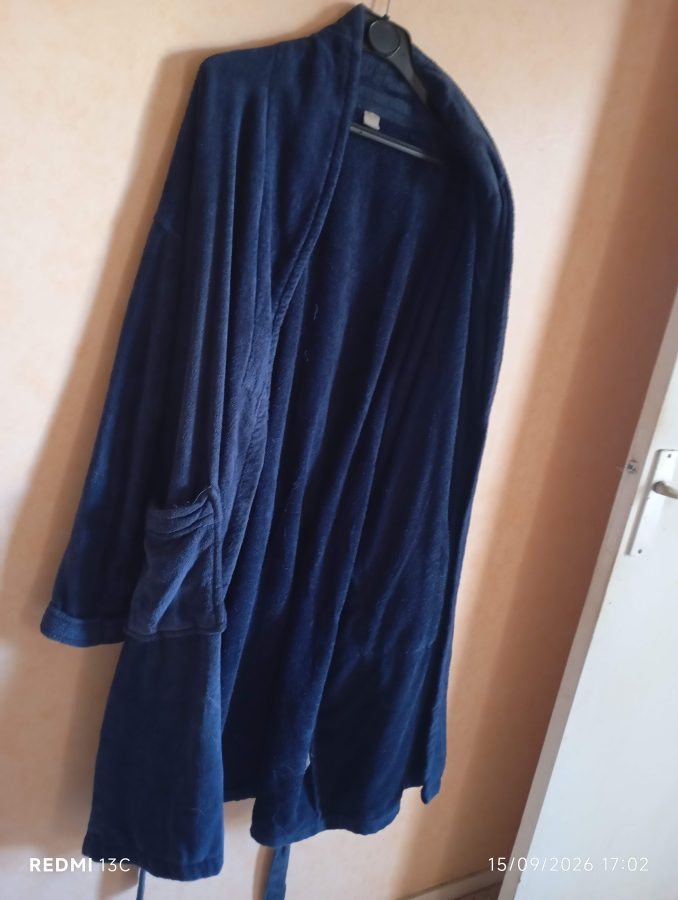 Peignoir Bleu Marine