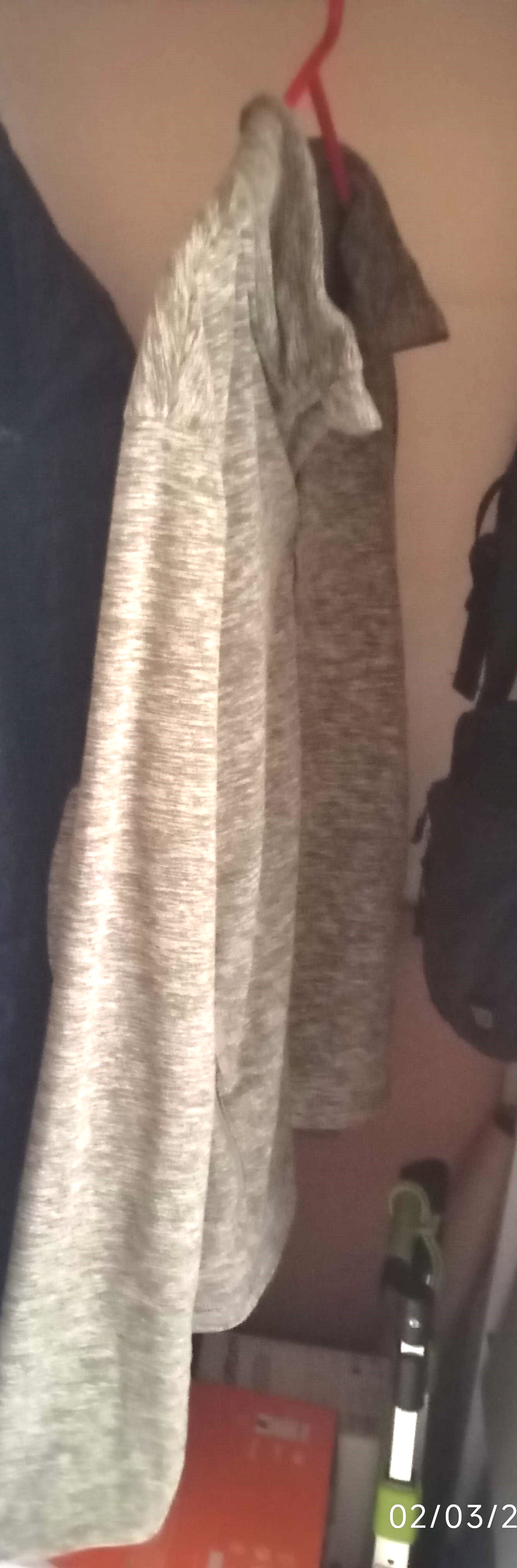 Veste polaire xl fin gris clair