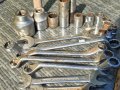 Vintage REME British Army Mechanics Tool Job Lot - All Broad Arrow Marked Descri