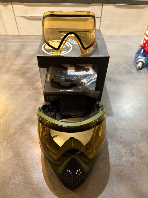 Masque I4 PRO SRGNT Noir / Olive DYE Avec Écran Dye Thermal 