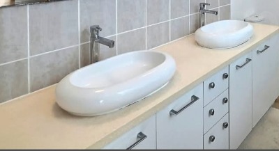 Vends SDB 2 vasques et robineteries + Miroir