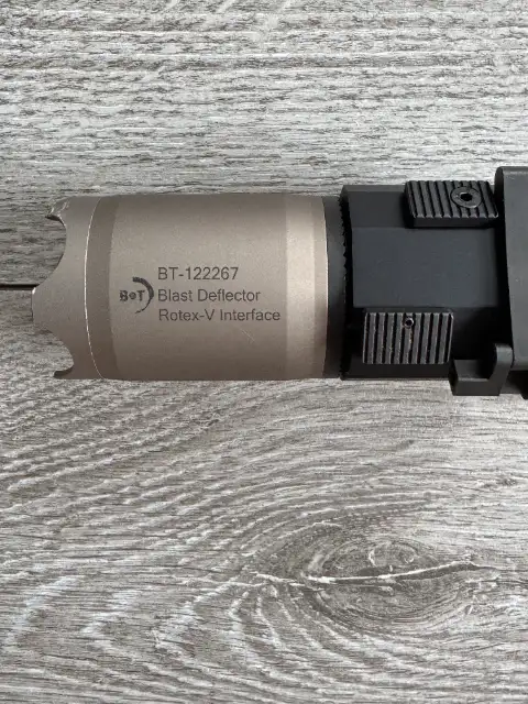 B&T silencieux airsoft Rotex-V blast deflector MUD