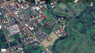 ? TERRAIN 1385 M² PLAT A VENDRE CENTRE TARAVAO TAHITI