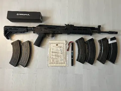 E&L AK702 Custom Platinum AEG (Gen2 / Noir) - Leviathan Mosfet/Brushless