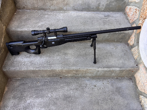 Fusil Sniper Airsoft Mauser SR (Type L96 / SR Pro Tactical) + Lunette RTI 4x32 +