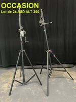 Vends d'occasion Lot de 2x ASD ALT 300 pied de levage sono (non dissociable) - 400 €