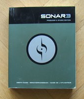 vends manuel originel de Sonar 3 (trilingue francais anglais allemand) - 20 €