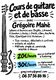 Cours de guitare et basse par musicien pro