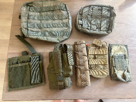 Lot divers de poche molle