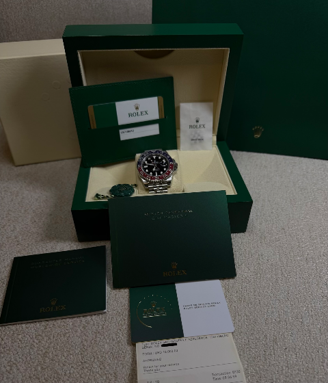 ROLEX GMT-MASTER II “PEPSI” 126710BLRO — 2019 — FULL SET
