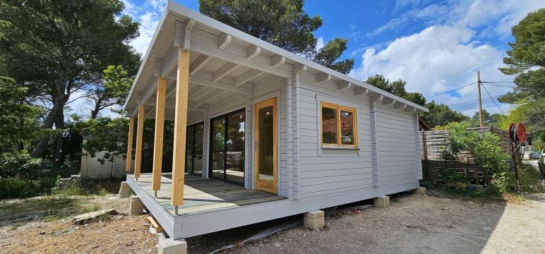 chalet neuf de 40 m² sur une parcelle de 236 m²