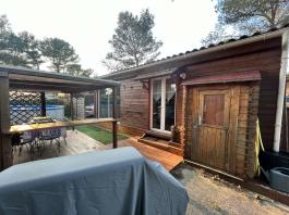 Mobil-home - chalet  de 60 m² sur terrain de loisir au