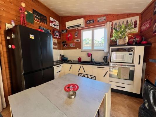 Mobil-home - chalet  de 60 m² sur terrain de loisir au