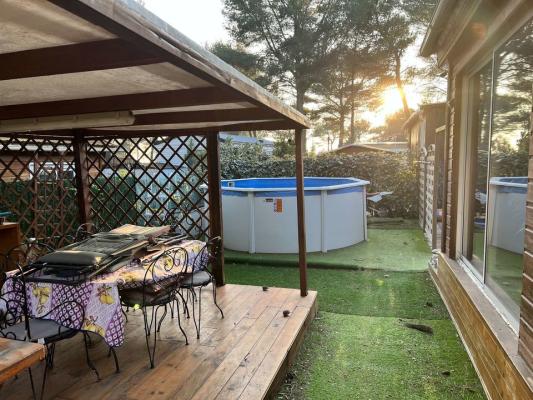 Mobil-home - chalet  de 60 m² sur terrain de loisir au