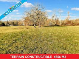 TERRAIN DE 4656 m2 constructible