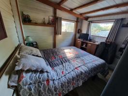 Mobil-home et chalet de 42 m² sur terrain de loisir au