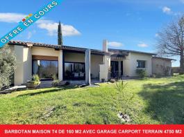 MAISON T4 DE 164 M2 AVEC GARAGE TERRAIN 4750 M2