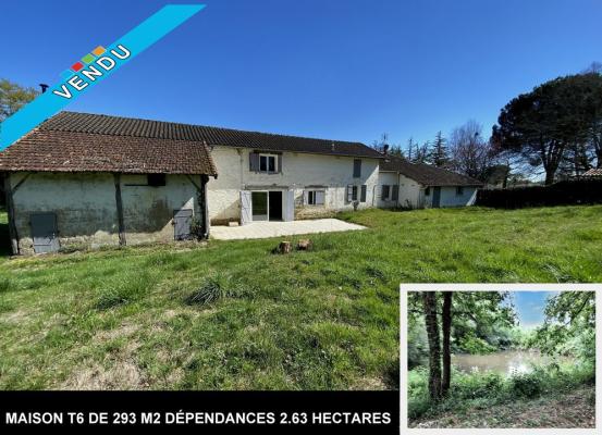 ANCIENNE FERME  AVEC DÉPENDANCES 2.63 HECTARES