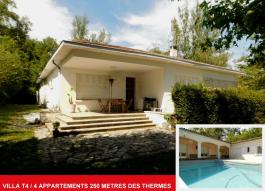 Villa type T5 avec 4 appartements proche des thermes