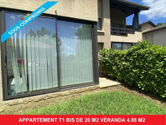 APPARTEMENT T1 BIS DE 20 M2 AVEC VÉRANDA 4.88 m2