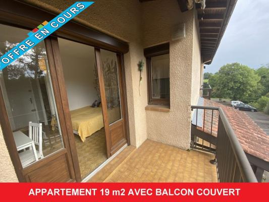 APPARTEMENT DE 19 M2 AVEC BALCON COUVERT