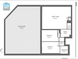 NOUVEAU ! APPARTEMENT T3 / REZ-DE-JARDIN / BOX + PARKING /