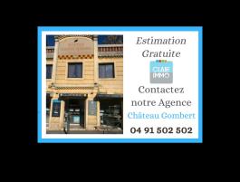 T3 CHATEAU GOMBERT + REZ DE JARDIN + 2 PLACES DE STATIONNEMENT