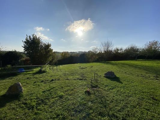 Pavillon de plain-pied de 96 m2 avec piscine naturelle