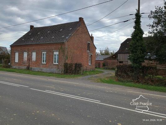 AISNE (02)    ETREAUPONT     ANCIENNE FERME A RENOVER