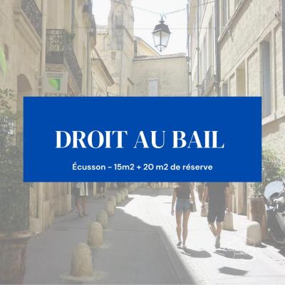 Droit au bail - Centre ville Écusson de Montpellier - 15 m2