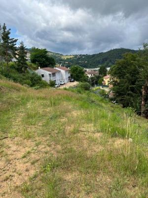 UNIEUX TERRAIN 1400 M² VIABILISE CONSTRUCTION LIBRE