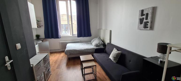 A louer à Roubaix chambre meublée de 18.73m2