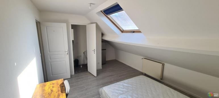 A louer à Tourcoing ,Chambre meublée de 13m2 avec salle d'eau privative