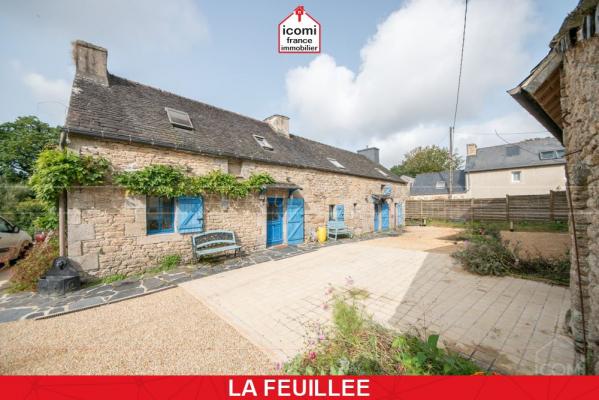 FINISTERE - La Feuillée (29690) - A VENDRE - 2 MAISONS - TERRAIN FORET ET CHAMP - NATURE ET CALME - COUP DE COEUR - RARE - IDEAL POUR CHEVAUX