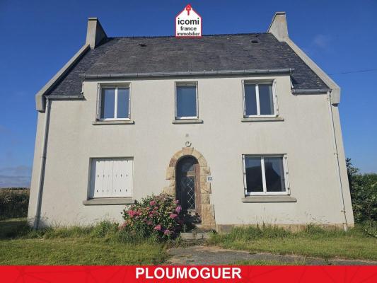 FINISTERE - Ploumoguer (29810) - A VENDRE - MAISON T6 DE 150 M² - 4/5 CHAMBRES - TERRAIN 1000M² ENVIRON - PROCHE DE LA MER - AU CALME - ESPACES VERTS - RARE