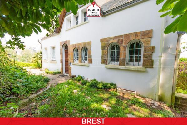 FINISTERE - Brest (29200) - A VENDRE - MAISON INDIVIDUELLE T7 180M² - 5 CHAMBRES - VUE MER - BEAU POTENTIEL - TERRAIN 1700M²