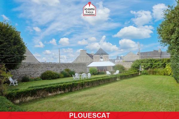 FINISTERE - Plouescat (29430) - A VENDRE - PROPRIETE D'EXCEPTION T10 - JARDIN CLOS EN HYPER CENTRE VILLE - IDEAL MAISON DE FAMILLE OU PROJET PROFESSIONNEL - RARE