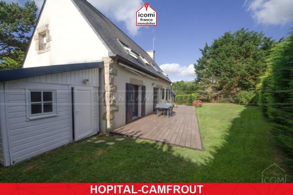 FINISTERE - Hôpital-Camfrout (29460) - A VENDRE - MAISON 133M² - 4 CHAMBRES - GRAND JARDIN - AU CALME - JOLIE CADRE - GARAGE - GRANDE PIECE DE VIE - RARE