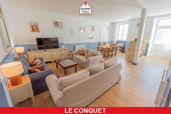 FINISTERE - Le Conquet (29217) - A VENDRE - MAISON DE VILLE 128M² T6 - 4 CHAMBRES - RENDEMENT LOCATIF INTERESSANT - MEUBLEE POSSIBLE