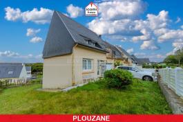 FINISTERE - Plouzané (29280) - A VENDRE - MAISON T5 102M² - 4 CHAMBRES - GARAGE - SOUS-SOL INTEGRAL SUR TERRAIN CLOS DE 330M²