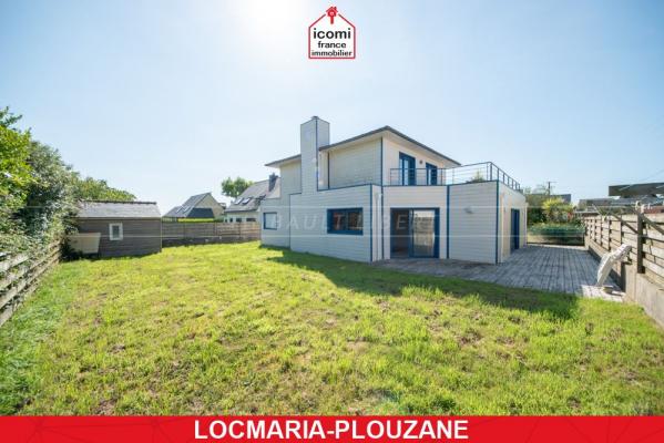 FINISTERE - Locmaria-Plouzané (29280) - A VENDRE -  GRANDE MAISON OSSATURE BOIS - ANNEE 2000 - VIE DE PLAIN PIED - 4 CHAMBRES POSSIBLE 5 - EN IMPASSE