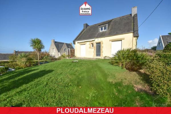 FINISTERE - Ploudalmézeau (29830) - A VENDRE - MAISON NON MITOYENNE - SOUS-SOL  - JARDIN DE 1000 M2 - FENETRES PVC - BEAU POTENTIEL - PLAGE A PROXIMITE