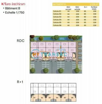 A Vendre cellules neuves d'activités et de bureaux à partir de 352m² situé à Montgeron