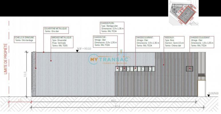 A VENDRE locaux d'activité et de bureaux neufs de 229m² à 945 m² à EVRY