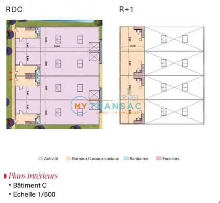 A LOUER Cellules d'activités neuves à partir de 358m² à LOUVRES