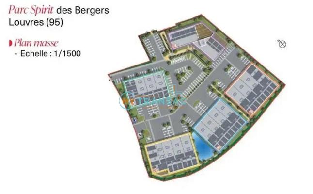 A LOUER Cellules d'activités neuves à partir de 358m² à LOUVRES