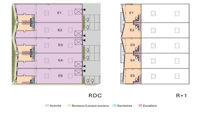 A VENDRE LOCAUX D'ACTIVITÉS NEUFS AVEC PLUSIEURS SURFACES DISPONIBLES Parc de l’Ecopôle Moissy-Cramayel