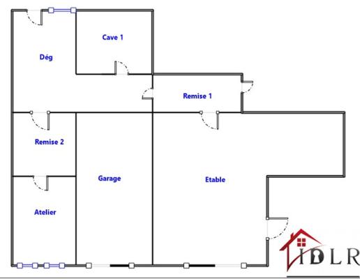 maison de 258 m2 garages 200 m2 terrain 1664 m2